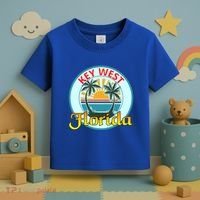Beach Please Key West Florida Beach Spring Break Cute Gift Toddler T-Shirt thumb 3