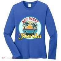 Beach Please Key West Florida Beach Spring Break Cute Gift Women's Long Sleeve Shirt thumb 0