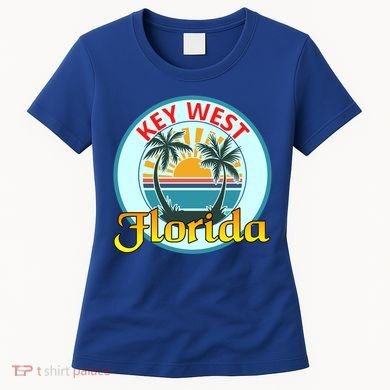 Beach Please Key West Florida Beach Spring Break Cute Gift Women's T-Shirt
