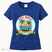Beach Please Key West Florida Beach Spring Break Cute Gift Women's T-Shirt thumb 0