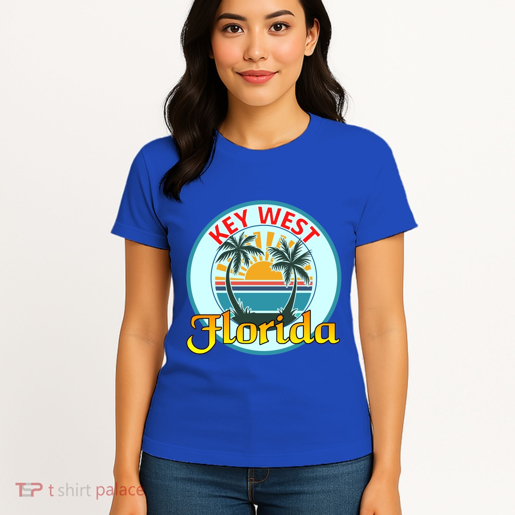Beach Please Key West Florida Beach Spring Break Cute Gift Women's T-Shirt