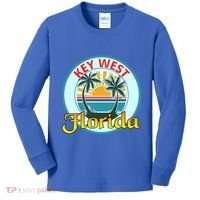 Beach Please Key West Florida Beach Spring Break Cute Gift Kids Long Sleeve Shirt thumb 0
