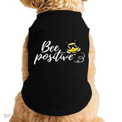 Bee Positive Kind Honey Bees Bumblebee Optimism Doggie Tank