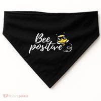 Bee Positive Kind Honey Bees Bumblebee Optimism USA-Made Doggie Bandana thumb 0
