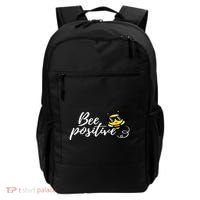 Bee Positive Kind Honey Bees Bumblebee Optimism Backpack thumb 0