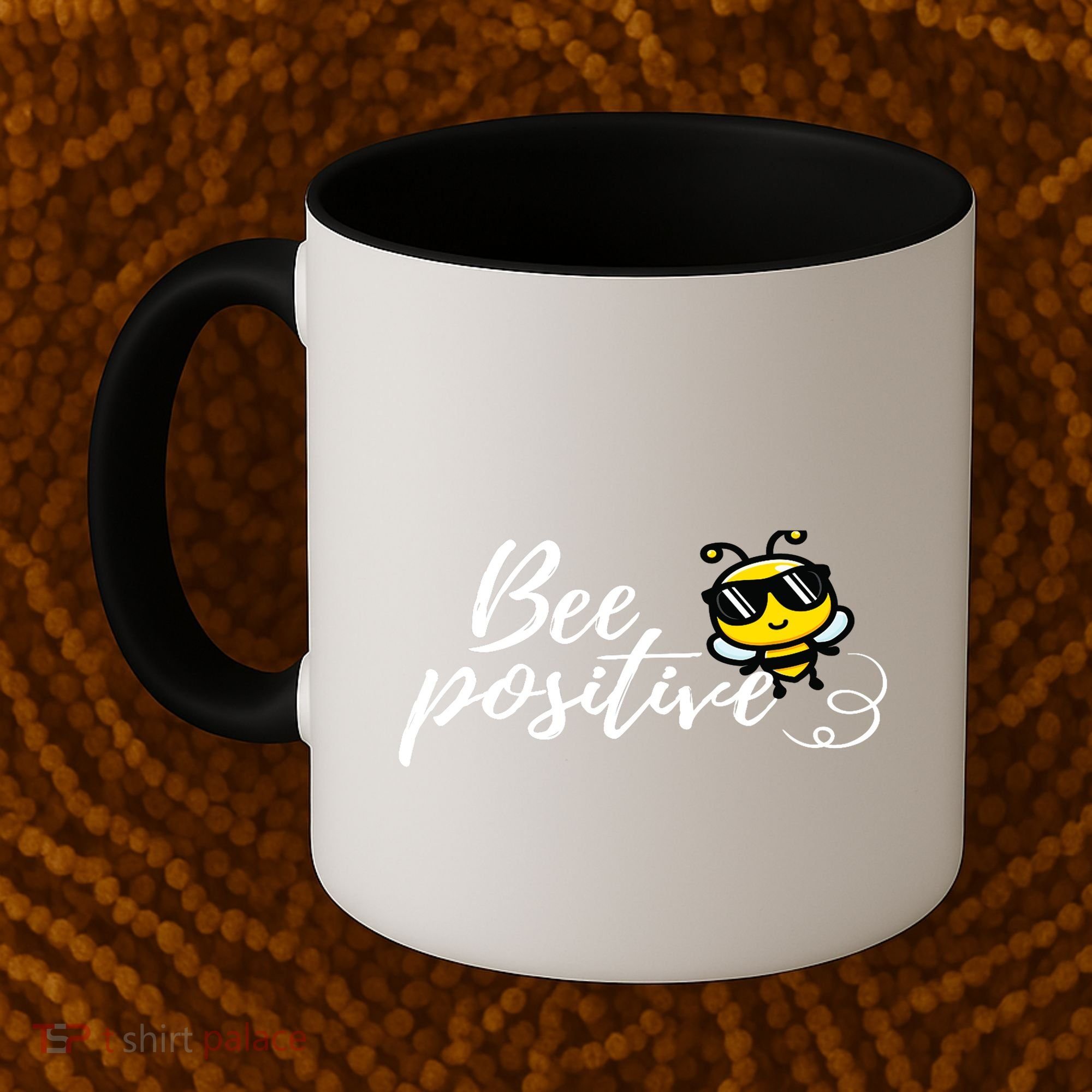 Bee Positive Kind Honey Bees Bumblebee Optimism Coffee Mug