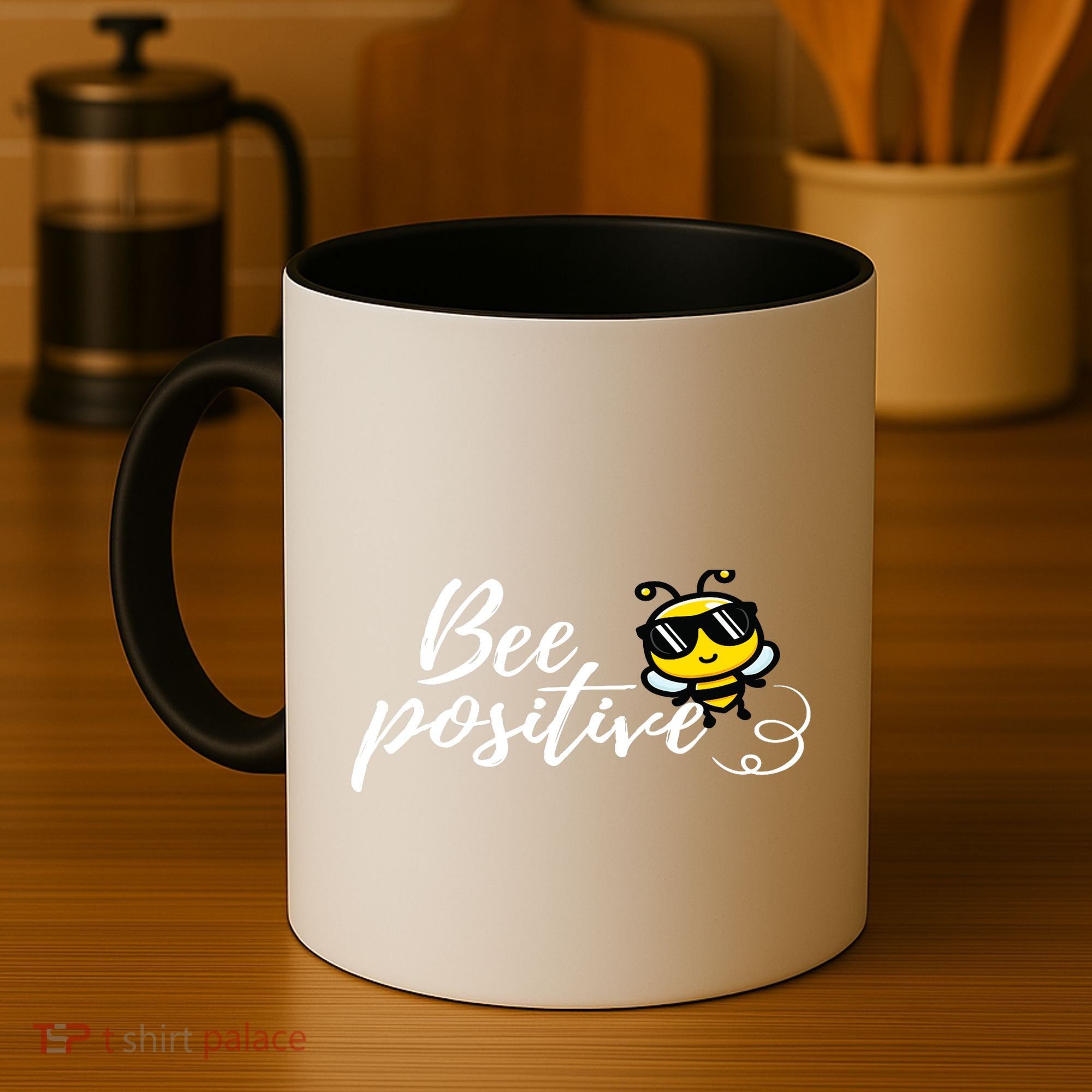 Bee Positive Kind Honey Bees Bumblebee Optimism Coffee Mug