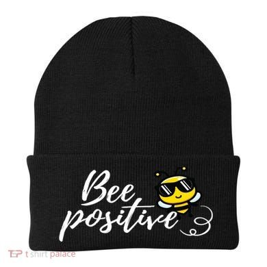 Bee Positive Kind Honey Bees Bumblebee Optimism Beanie