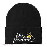 Bee Positive Kind Honey Bees Bumblebee Optimism Beanie thumb 0