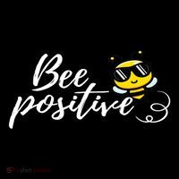 Bee Positive Kind Honey Bees Bumblebee Optimism Mousepad thumb 1