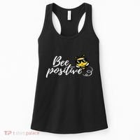 Bee Positive Kind Honey Bees Bumblebee Optimism Women's Tank Top thumb 0