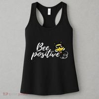 Bee Positive Kind Honey Bees Bumblebee Optimism Women's Tank Top thumb 3
