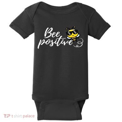 Bee Positive Kind Honey Bees Bumblebee Optimism Baby Bodysuit