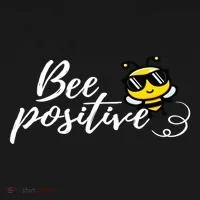 Bee Positive Kind Honey Bees Bumblebee Optimism Toddler Hoodie thumb 2