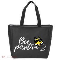 Bee Positive Kind Honey Bees Bumblebee Optimism Tote Bag thumb 0