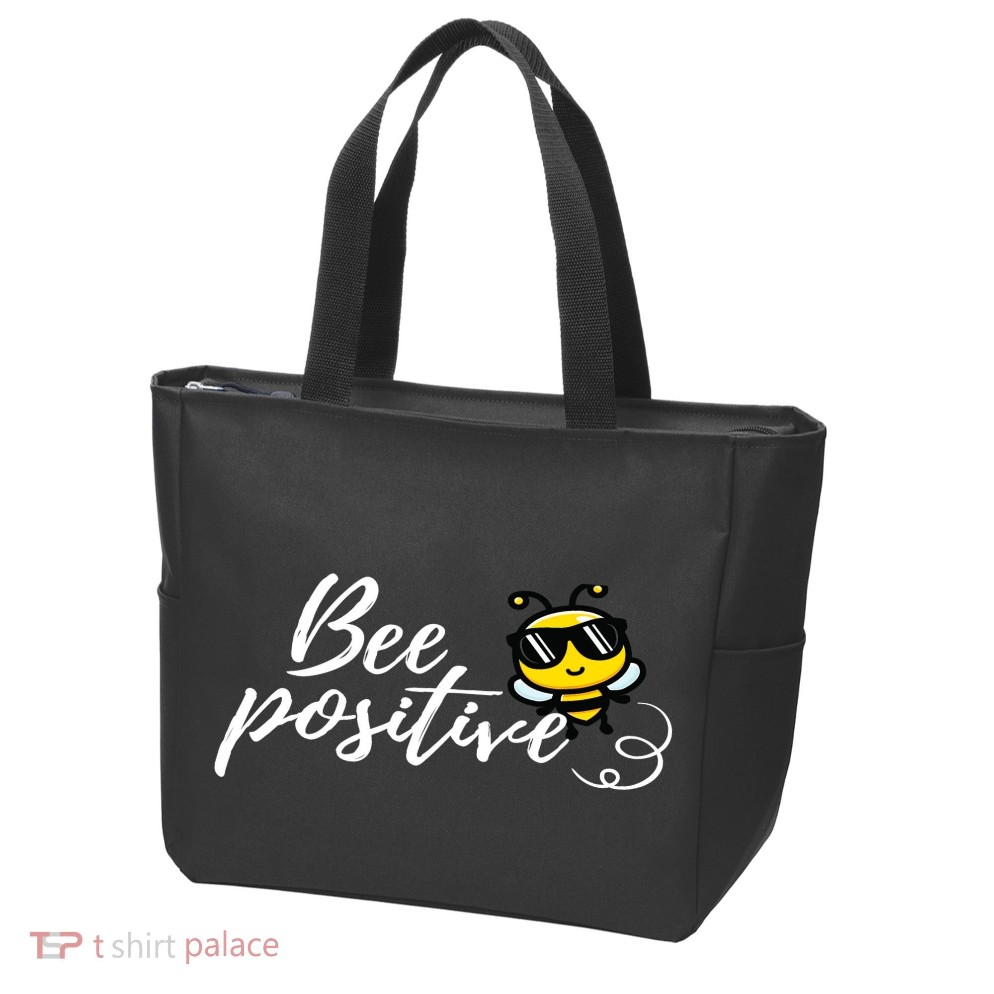 Bee Positive Kind Honey Bees Bumblebee Optimism Tote Bag