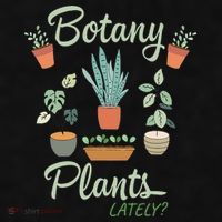 botany plants lately gardening humor plant pun gardener Ladies PosiCharge Tri-Blend Wicking Tank thumb 2