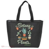 botany plants lately gardening humor plant pun gardener Tote Bag thumb 0