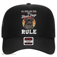 Black Pug Lovers Black Pugs Rule Funny Black Pug Hat thumb 0