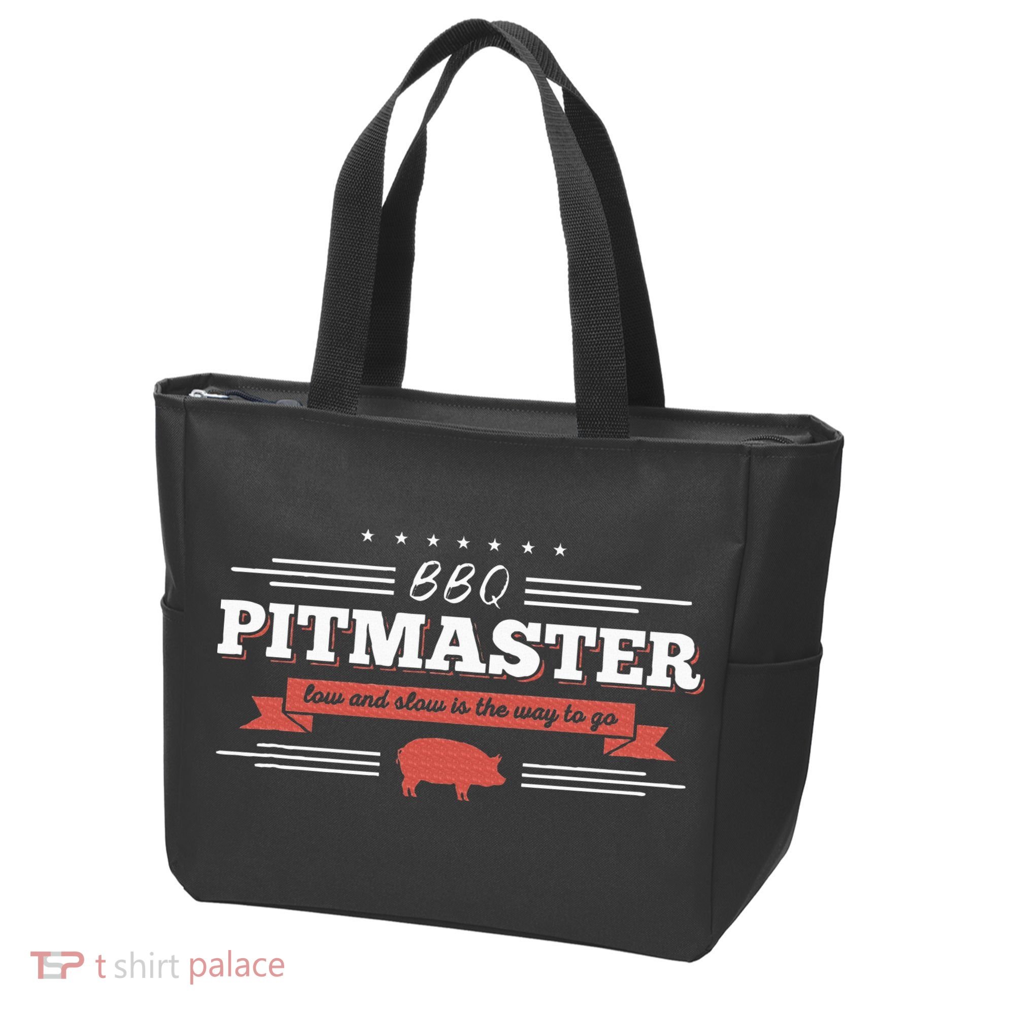 Bbq Pitmaster Low And Slow Is The Way To Go Grilling Party Tote Bag