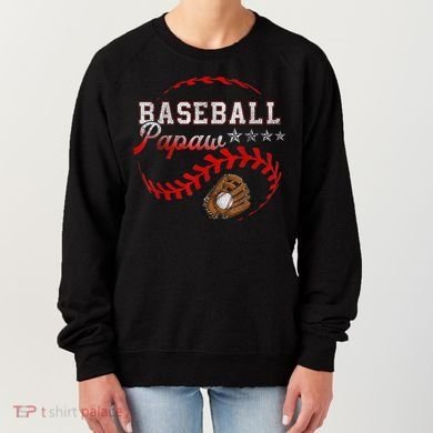 Baseball Papaw Love Playing Baseball Funny Women's Sweatshirt