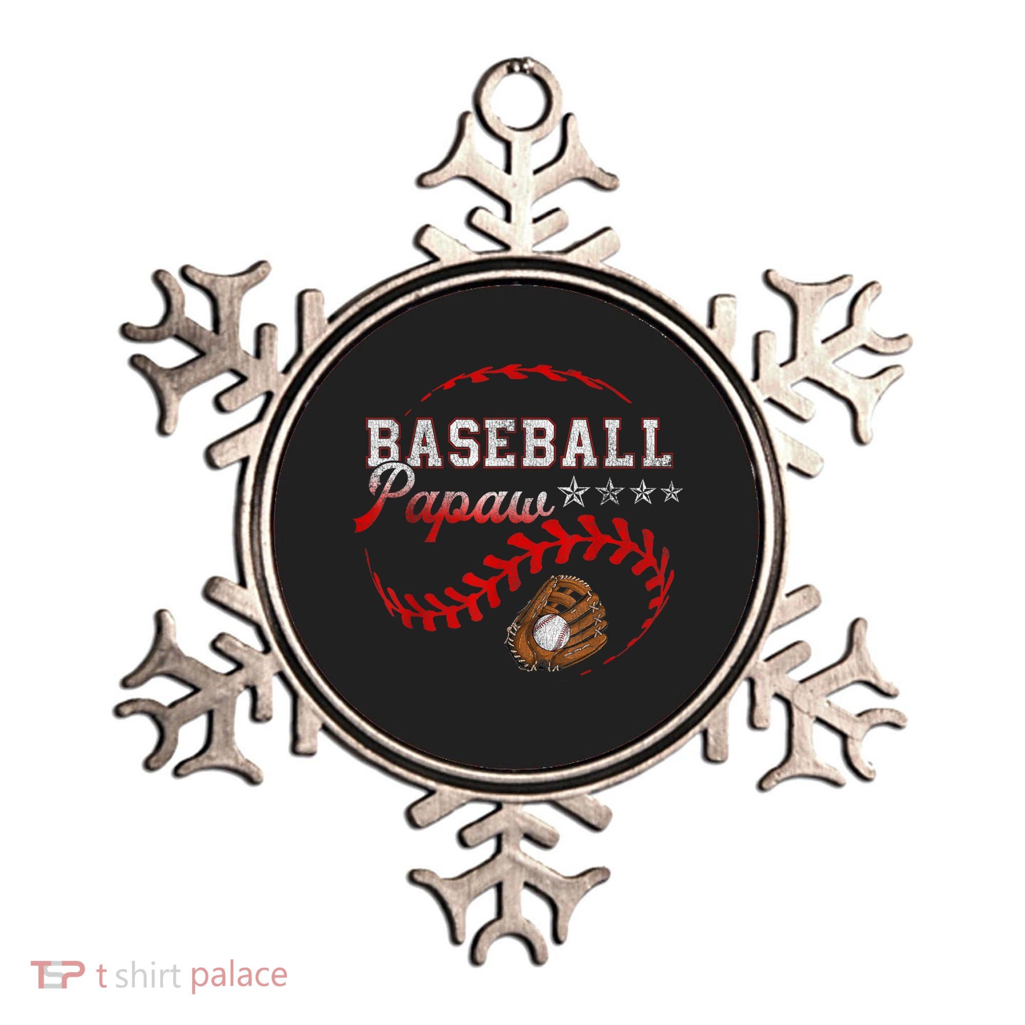 Baseball Papaw Love Playing Baseball Funny Ornament