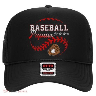 Baseball Papaw Love Playing Baseball Funny Hat