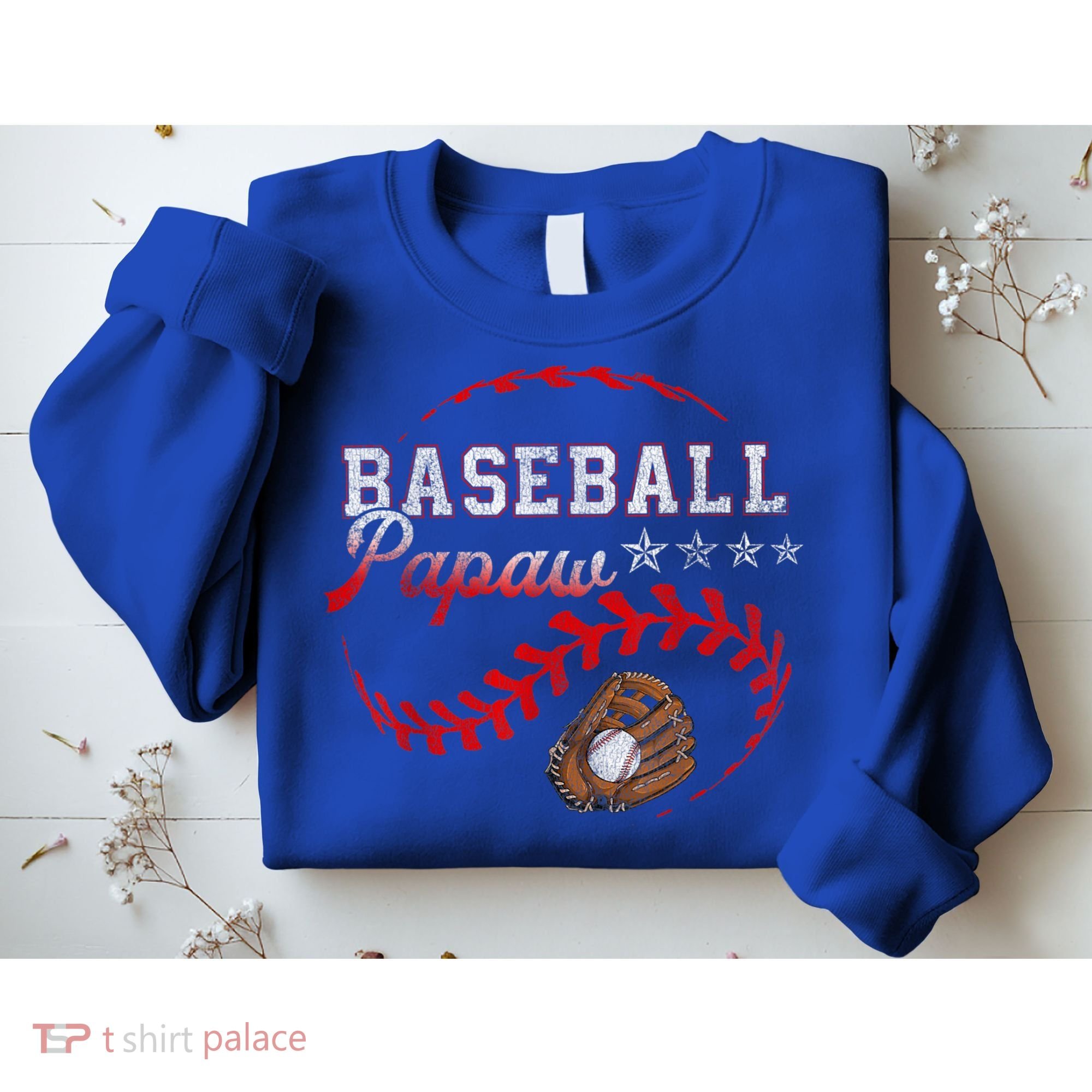 Baseball Papaw Love Playing Baseball Funny Sweatshirt