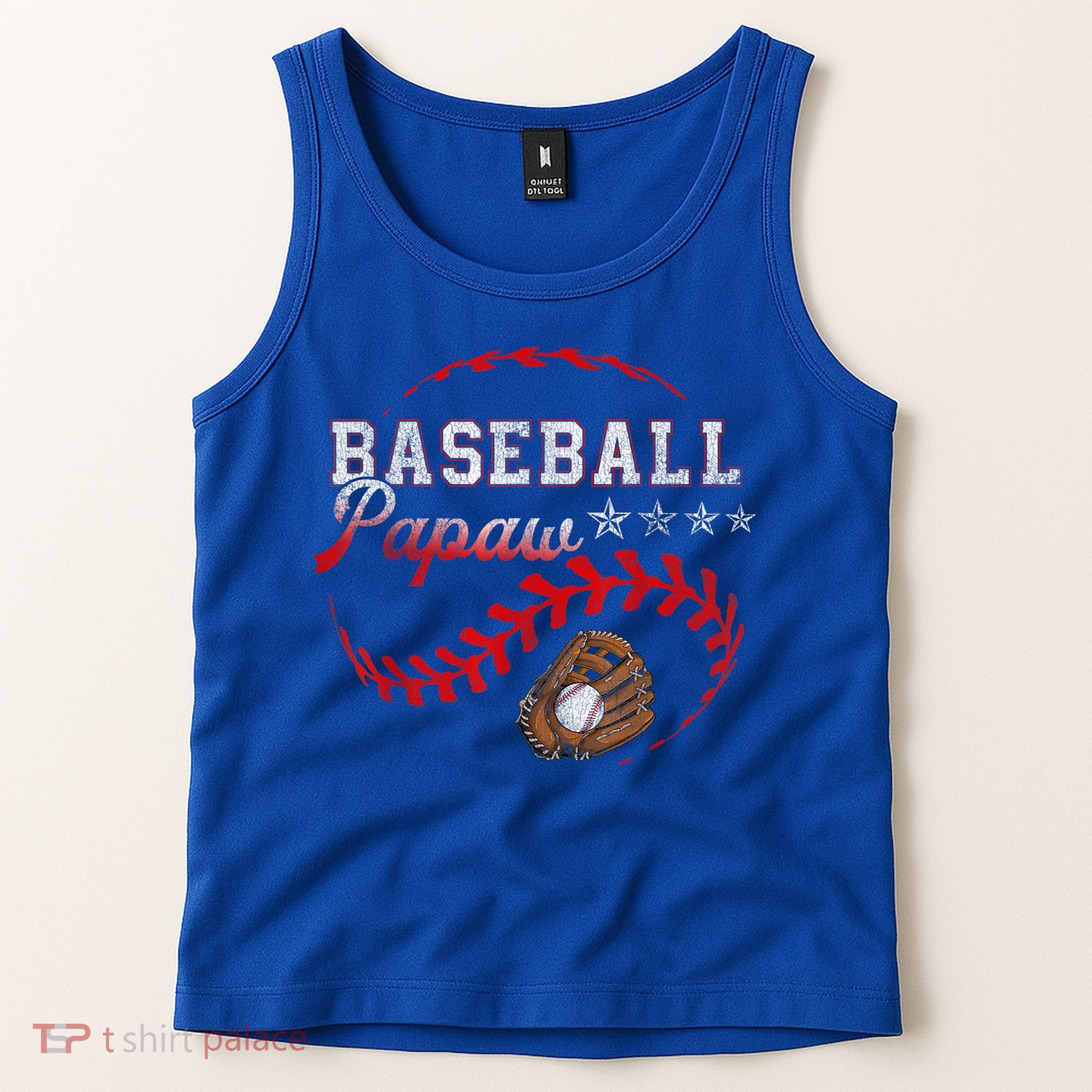 Baseball Papaw Love Playing Baseball Funny Tank Top
