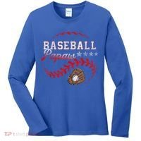 Baseball Papaw Love Playing Baseball Funny Women's Long Sleeve Shirt thumb 0