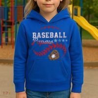 Baseball Papaw Love Playing Baseball Funny Kids Hoodie thumb 3