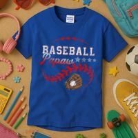 Baseball Papaw Love Playing Baseball Funny Kids T-Shirt thumb 3