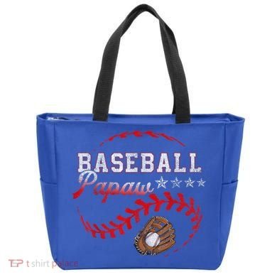 Baseball Papaw Love Playing Baseball Funny Tote Bag