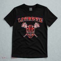 Buffalo Plaid Lacrosse Game Crossed Sticks Lax T-Shirt thumb 5
