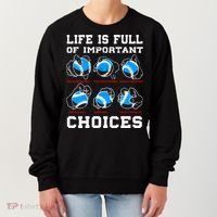 Baseball Pitcher Life Choices Ball Sport Lover Great Gift Women's Sweatshirt thumb 0