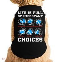 Baseball Pitcher Life Choices Ball Sport Lover Great Gift Doggie Tank thumb 0