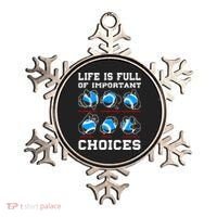 Baseball Pitcher Life Choices Ball Sport Lover Great Gift Ornament thumb 0
