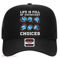 Baseball Pitcher Life Choices Ball Sport Lover Great Gift Hat thumb 0
