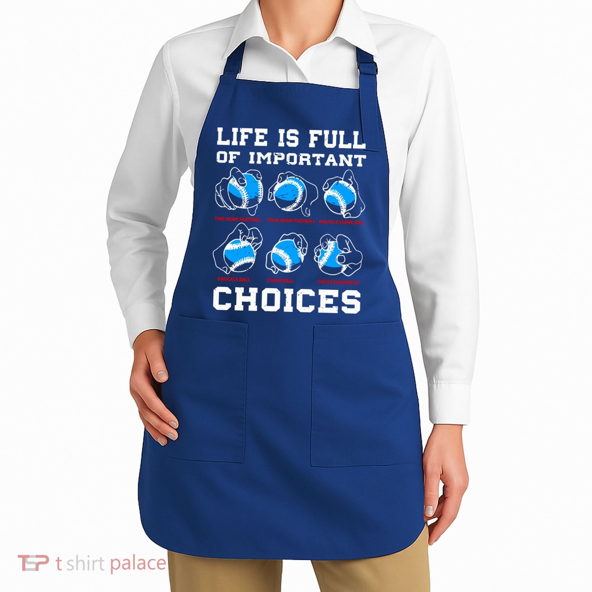 Baseball Pitcher Life Choices Ball Sport Lover Great Gift Apron