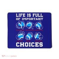 Baseball Pitcher Life Choices Ball Sport Lover Great Gift Mousepad thumb 0