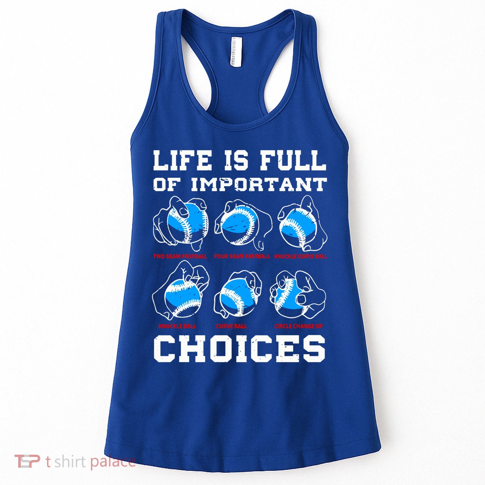 Baseball Pitcher Life Choices Ball Sport Lover Great Gift Women's Tank Top