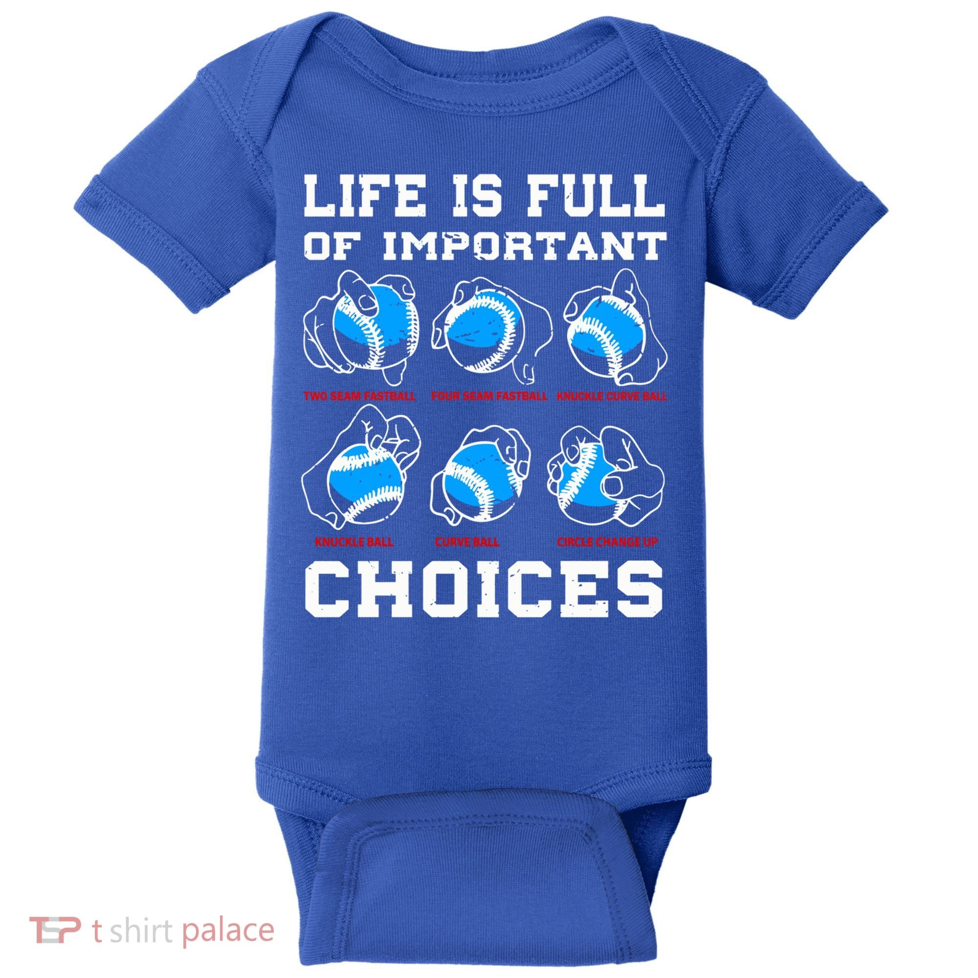 Baseball Pitcher Life Choices Ball Sport Lover Great Gift Baby Bodysuit