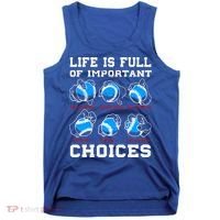 Baseball Pitcher Life Choices Ball Sport Lover Great Gift Tank Top thumb 0