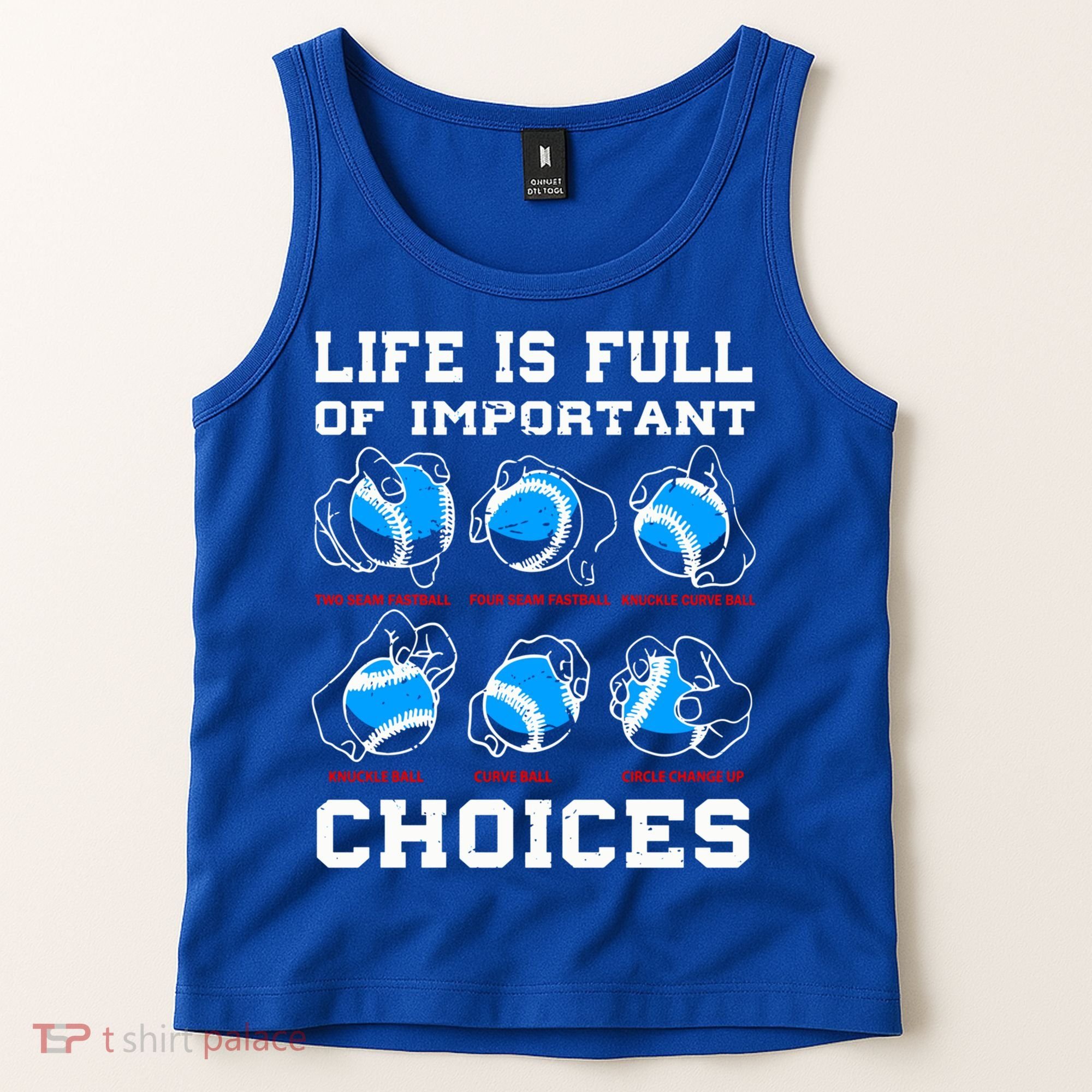 Baseball Pitcher Life Choices Ball Sport Lover Great Gift Tank Top