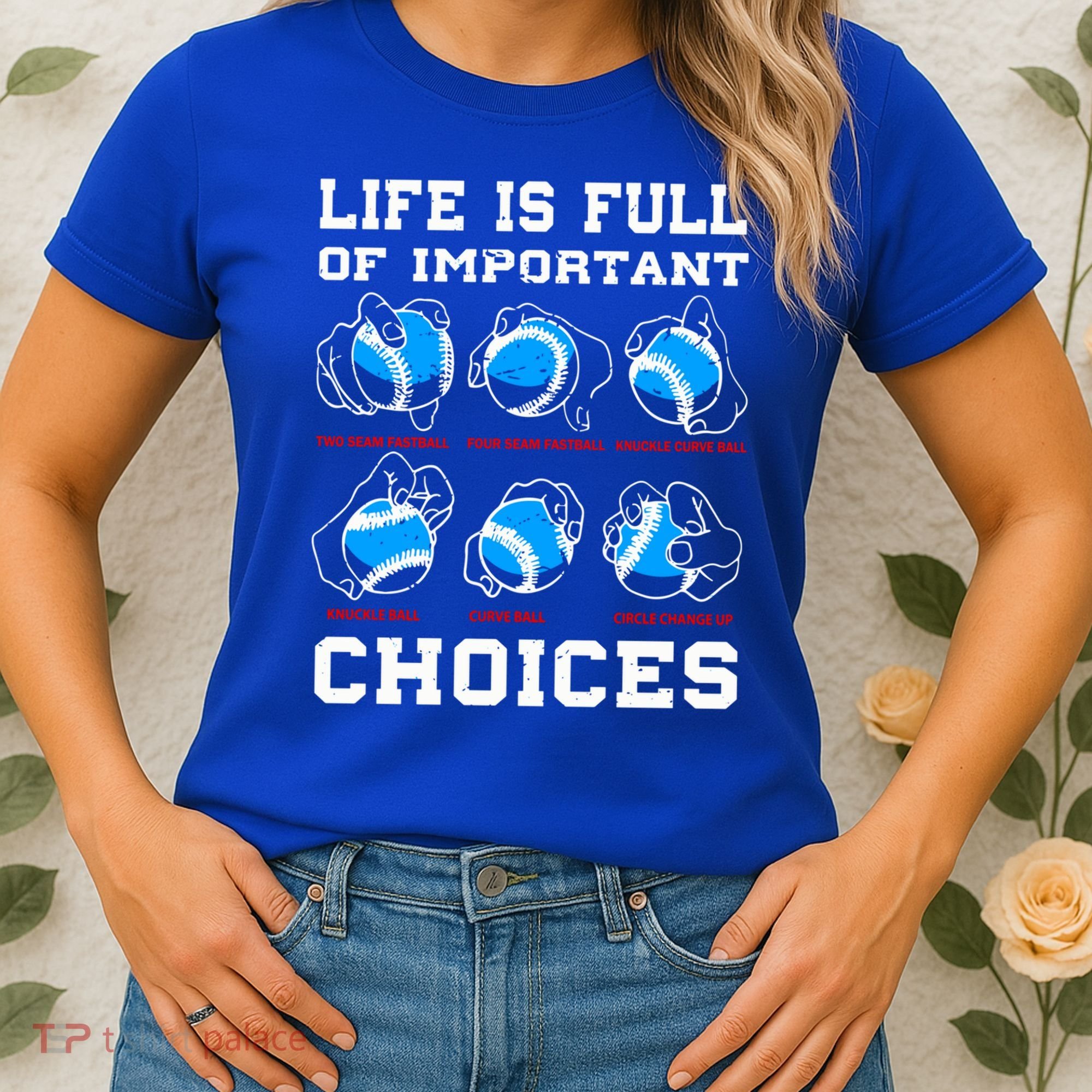 Baseball Pitcher Life Choices Ball Sport Lover Great Gift Women's T-Shirt
