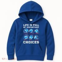 Baseball Pitcher Life Choices Ball Sport Lover Great Gift Kids Hoodie thumb 0