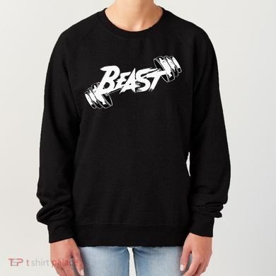 Beast Performance Motivation Graphic Women's Sweatshirt