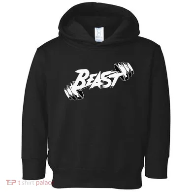 Beast Performance Motivation Graphic Toddler Hoodie