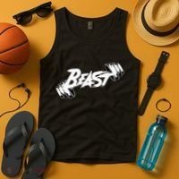 Beast Performance Motivation Graphic Tank Top thumb 4