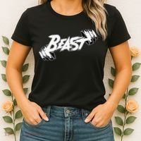 Beast Performance Motivation Graphic Women's T-Shirt thumb 2